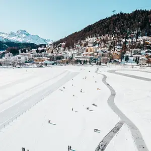 Vista de St Moritz