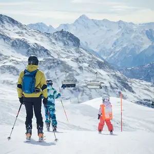 Estação de esqui na Itália.