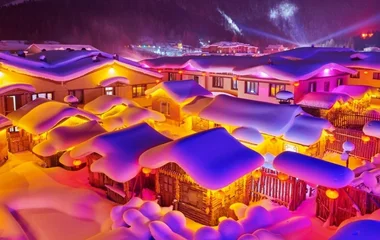 China Snow Town