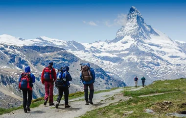 Esportista em Matterhorn