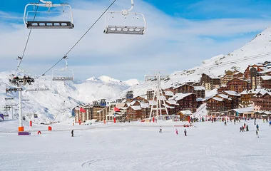 Vista da estação de Val Thorens