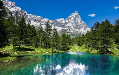 Cervinia na Itália.