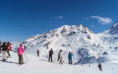 Pista de esqui em Les Arcs