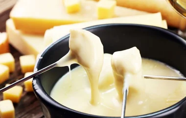 Fondue de queijo.