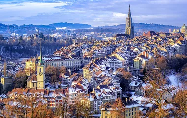 Berna em dia de sol.