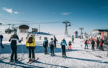Estação de esqui La Plagne.