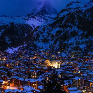 China Snow Town vista de cima