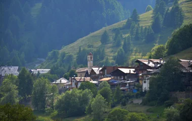 alpe italiano no verão
