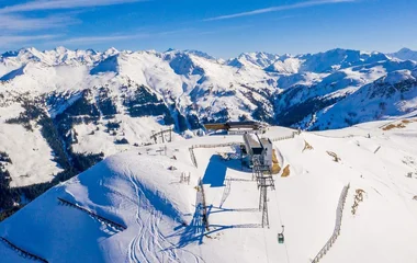 Estação de esqui francesa.