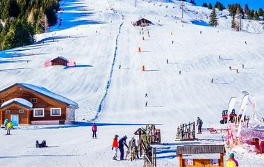 Estação de esqui Les Houches.