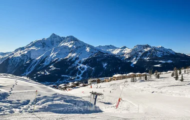 Estação de esqui em La Rosière.