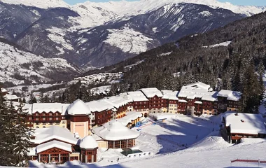 Vista do resort de Valmorel