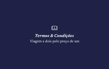 viagem a dois pelo preço de um