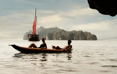 thailande kayak mer couple