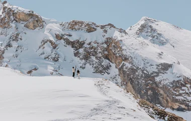 Skiiing at an all-inclusive resort