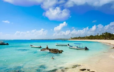 mexico beach Playa Akumal Riviera Maya