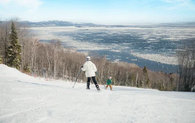 ski famille quebec charlevoix montagne