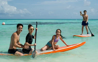 Enjoy the beautiful turquoise ocean