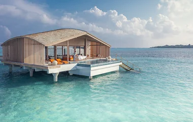 villa in the Maldives