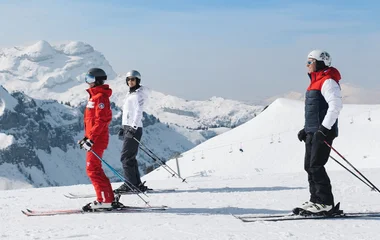 all inclusive group ski lesson