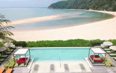 club med cherating beach, beach resorts in kuantan, beach in malaysia