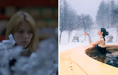 Collage of movie "Lost in Translation" with Club Med Sahoro resort