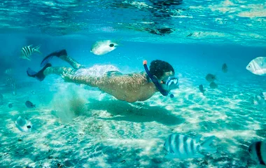 Go Snorkelling at one of the many pristine beaches, club med