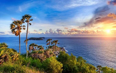 Promthep Cape, Nai Harn, phuket, club med, sunset