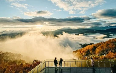Visit the Unkai Terrace in Hokkaido for a once-in-a-lifetime experience.