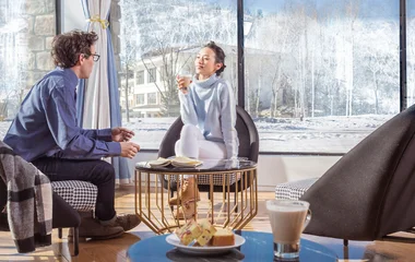 Ski resort's restaurant