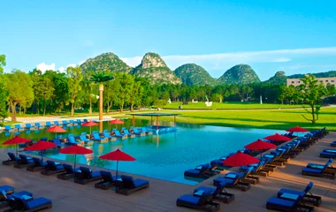 club med guilin, natural pool