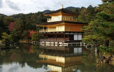 golden pavilion near Kyoto