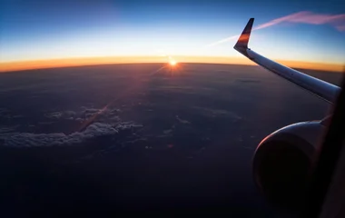 Airplane in the sky