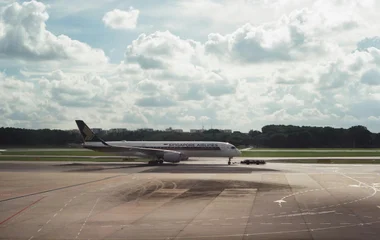view from an airplane