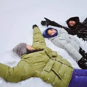 Family on a ski holiday