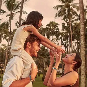 family enjoying their all-inclusive holiday in club med phuket