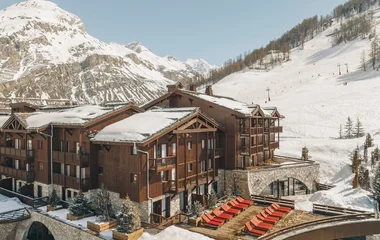 val d'isere, french alps