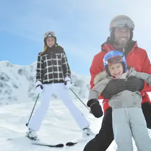 ski room at Club Med