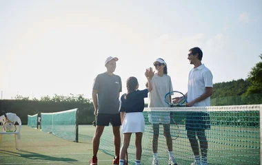 tennis, club med, family