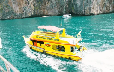 ferry in the Phi Phi Islands