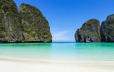 Maya Bay in the phi phi islands, thailand