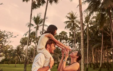 family having fun in Club Med resort