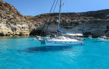 Plage des Lapins (Kaninchenstrand) bei Lampedusa auf Sizilien