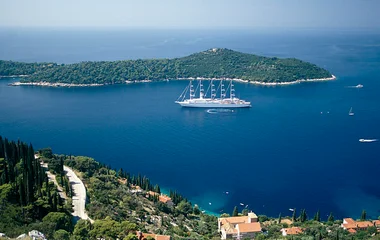 vista do mar do caribe