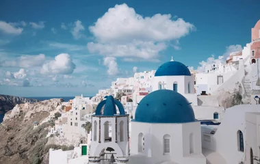 santorin paysage grèce