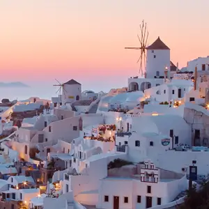 santorin grèce paysage
