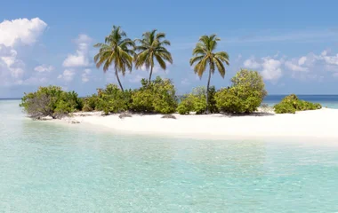 tropical island in the Maldives