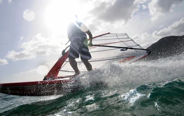 Perfect windsurfing conditions at Club Med