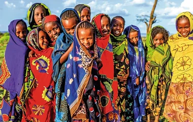 Paysage de montagnes lors d'un voyage en Ethiopie
