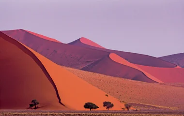Dunes de sables lors d'un voyage en Namibie
